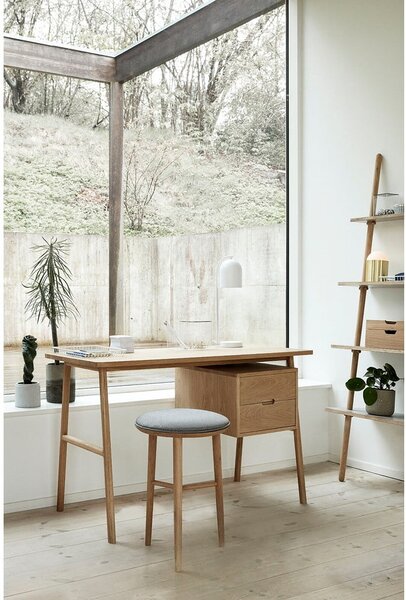 Tavolo da lavoro in rovere 57x120 cm Architect - Hübsch