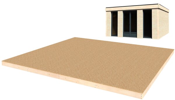 Pavimento per Casetta da Giardino Abitabile Decor Home 21m²