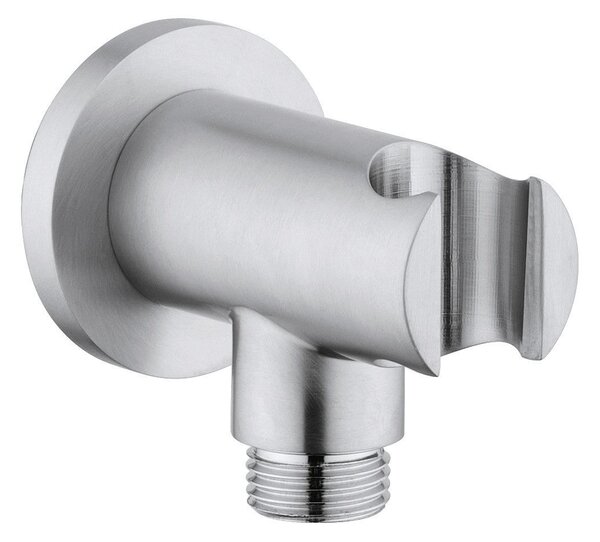 Presa D'acqua Tonda G1/2 con Supporto Doccia Fisso