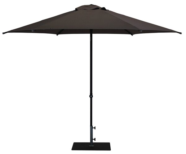 Ombrellone da Giardino Ø3 m Palo Ø38 mm in Alluminio Tessuto Poliestere Trend Taupe