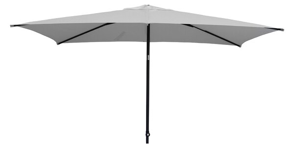Ombrellone da Giardino 3x2 m Palo Ø38 mm in Alluminio Tessuto Poliestere Trend Bianco