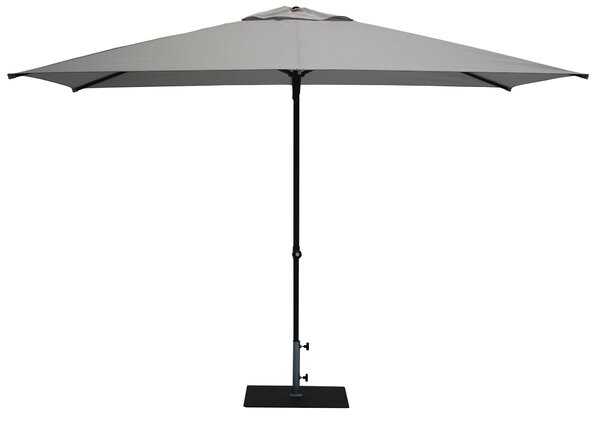 Ombrellone da Giardino 3x2 m Palo Ø38 mm in Alluminio Tessuto Olefin Trend Grigio