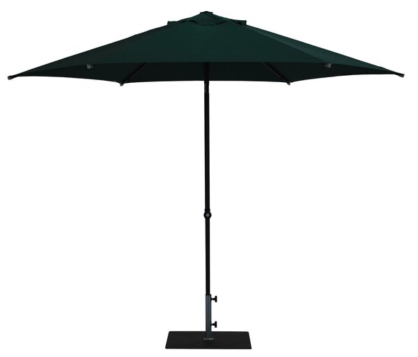 Ombrellone da Giardino Ø3 m Palo Ø38 mm in Alluminio Tessuto Poliestere Trend Verde