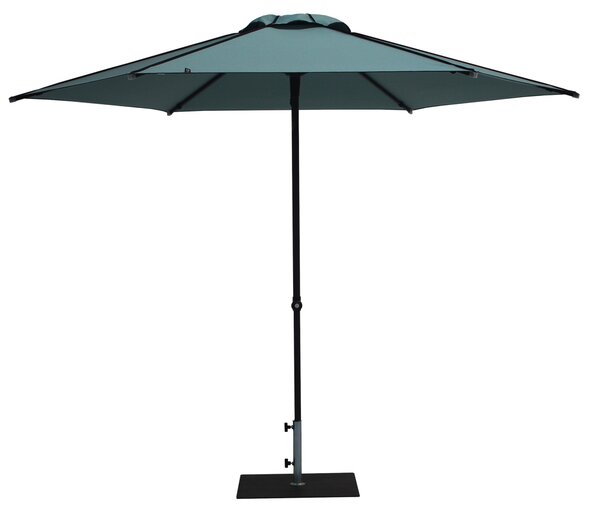 Ombrellone da Giardino Ø3 m Palo Ø38 mm in Alluminio Tessuto Dralon Acrilico Border Aguademar
