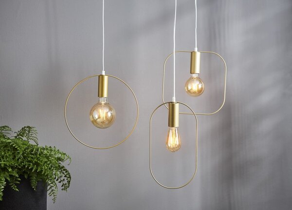 Lampadario dorato Shape – Star Trading
