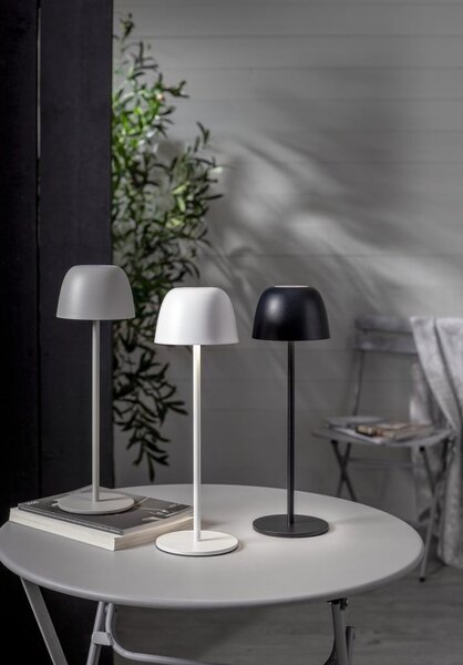 Lampada da tavolo LED grigia (altezza totale 21,5 cm) Bobby – Star Trading