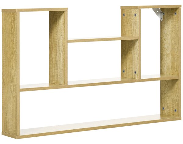 Mensola 4 Ripiani 100x15x60 cm in Legno Truciolato