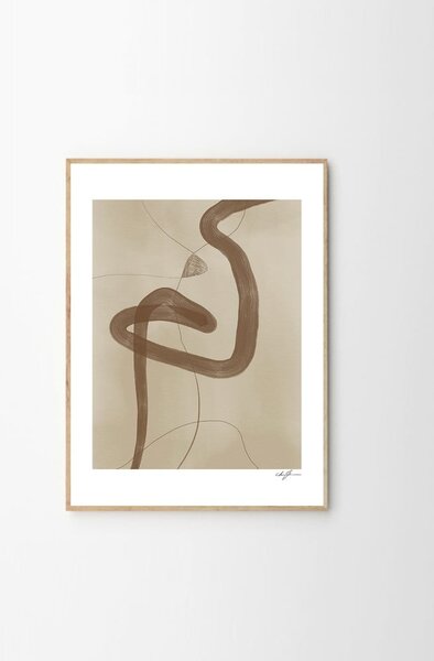 Poster 70x100 cm Two ways – Anna Johansson – The Poster Club