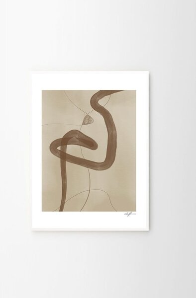 Poster 70x100 cm Two ways – Anna Johansson – The Poster Club