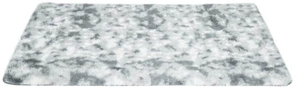 Tappeto Moderno 230x160 cm in Poliestere Grigio Chiaro