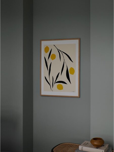 Poster 30x40 cm Lemon – Anna Mörner – The Poster Club