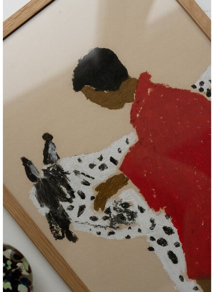 Poster 30x40 cm Spotted Horse – Isabelle Vandeplassche – The Poster Club