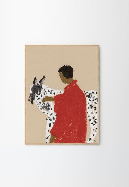 Poster 30x40 cm Spotted Horse – Isabelle Vandeplassche – The Poster Club