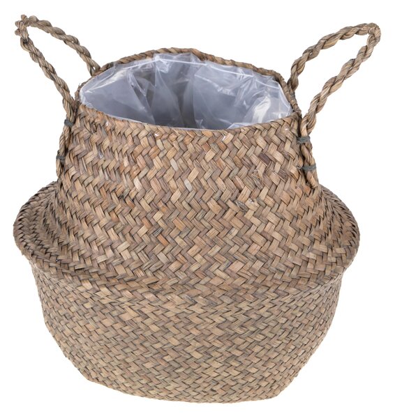 Cesto Giara in Materiale Naturale H 32 cm
