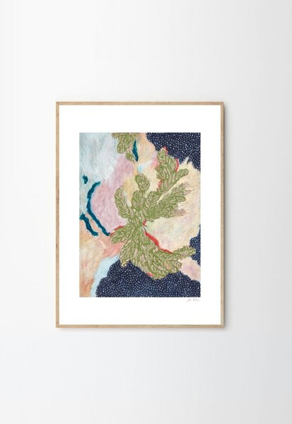 Poster 50x70 cm Little Green – Sofie Rebecca Iversen – The Poster Club