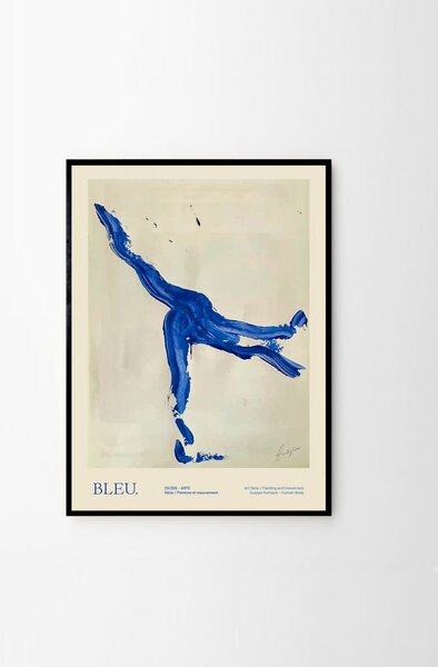Poster 50x70 cm Bleu – Lucrecia Rey Caro – The Poster Club