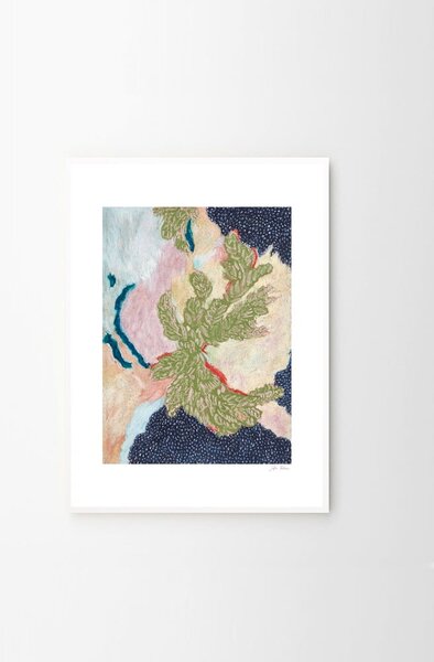 Poster 50x70 cm Little Green – Sofie Rebecca Iversen – The Poster Club