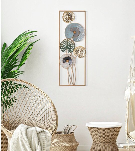 Decorazione da parete in metallo Gloth, 31,2 x 90 cm - Mauro Ferretti