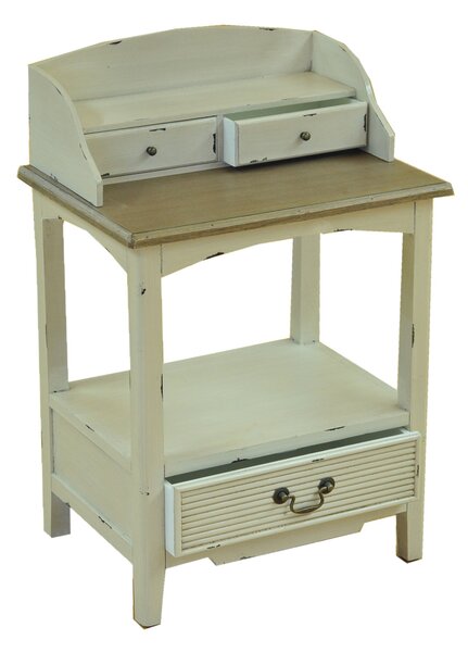 Comodino con Cassetti H 78 cm