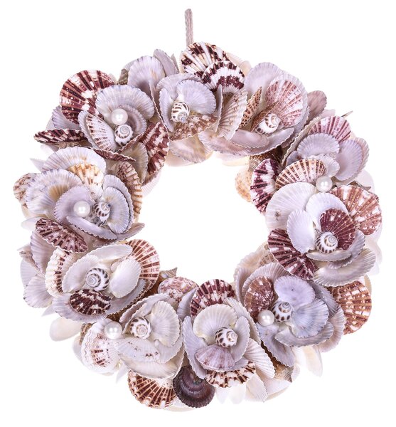 Corona di Conchiglie Larghezza 34 cm