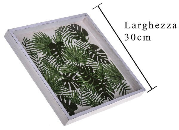 Contenitore Rettangolare in Ceramica Larghezza 30 cm