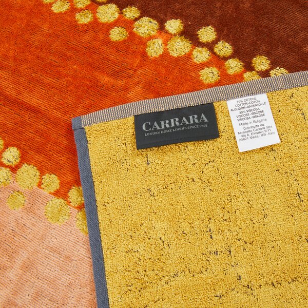 Telo Mare 95X180 Madagascar SALMONE Spugna Caleffi