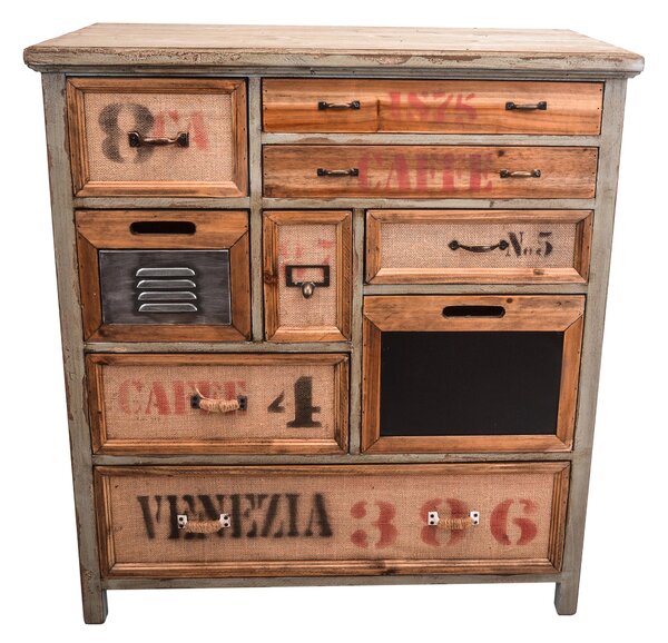 Credenza con Cassetti Vintage H 83 cm