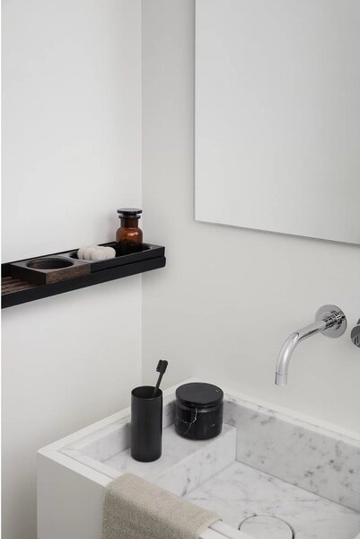 Mensola da bagno da parete bianca in acciaio inox Modo – Blomus