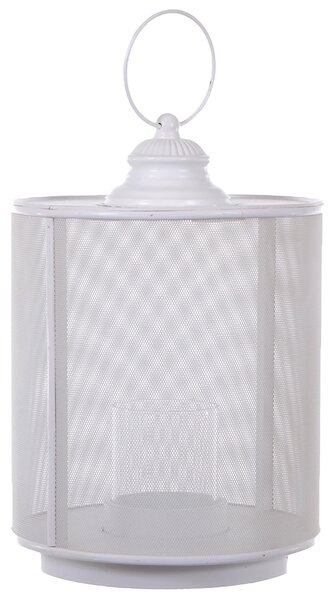 Lanterna a Cilindro con Portacandela H 40 cm