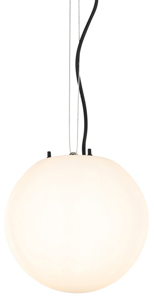 Lampada a sospensione moderna da esterno bianca 25 cm IP65 - Nura
