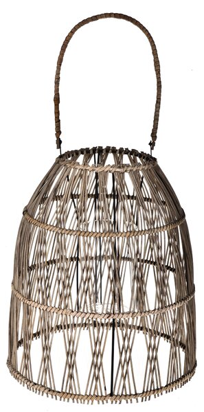 Lanterna in Rattan Intrecciato H H 32 cm