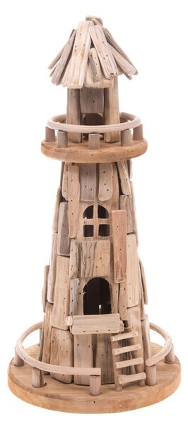 Modellino Faro in Legno H 42 cm