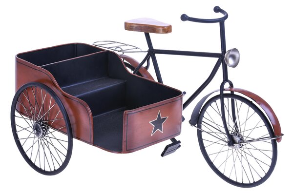 Modellino Bici Sidecar con Contenitore Larghezza 58 cm