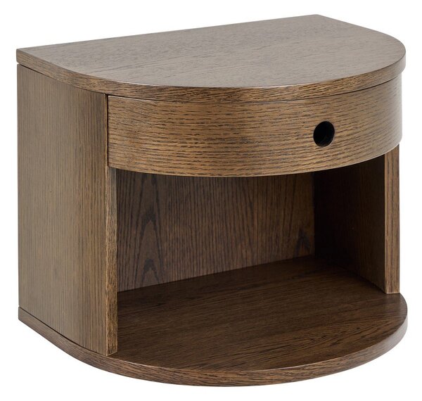 Comodino colore naturale scuro con effetto rovere Paron – Actona