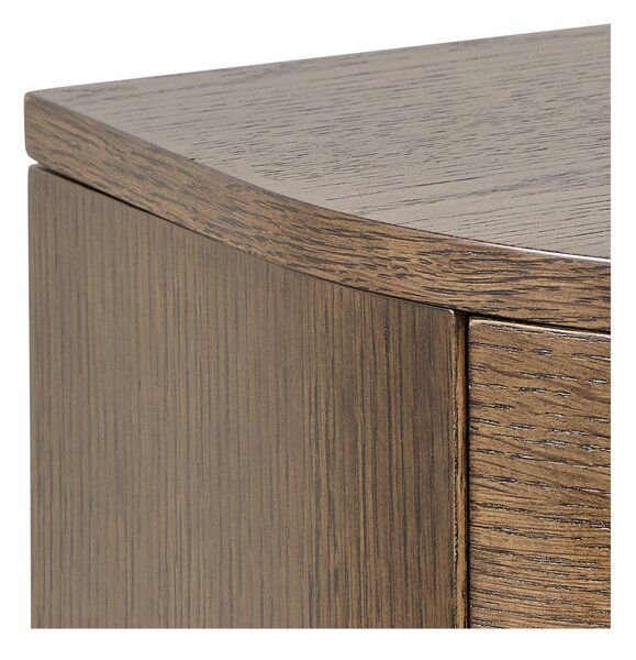 Comodino colore naturale scuro con effetto rovere Paron – Actona