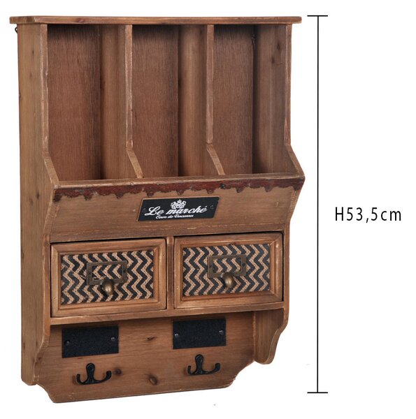 Pensile con Cassetti H 535 cm