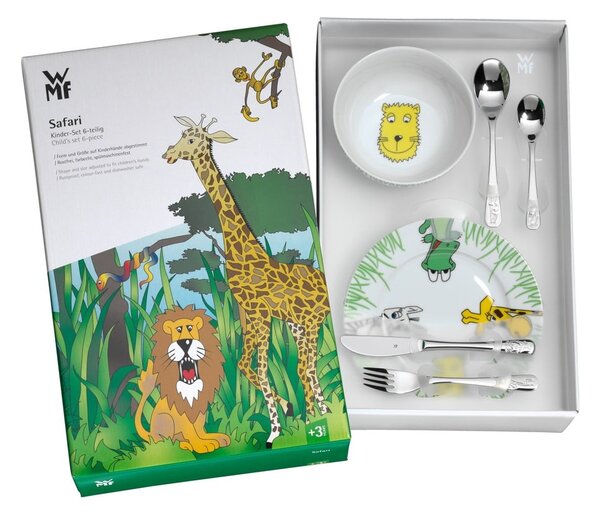 Cromargan® set da pranzo per bambini da 6 pezzi Safari - WMF
