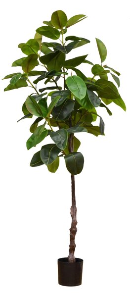 Pianta Artificiale Real Touch Rubber Ficus 210 cm con Vaso