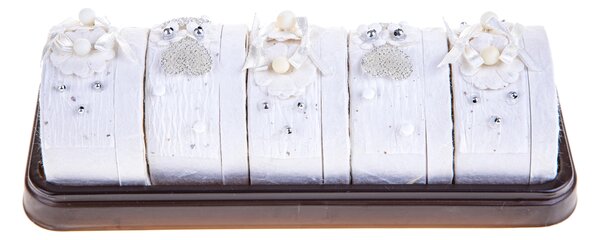 Set 10 Dolce Contenitori a Fette 7 cm