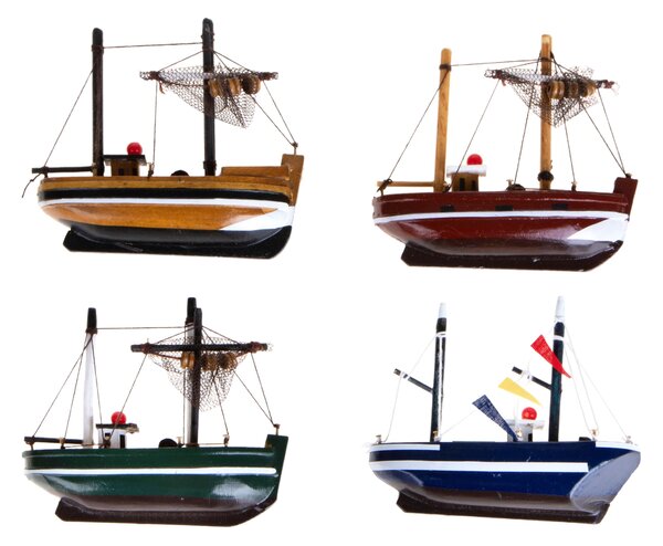 Set 12 Magneti Barca a Vela H 10 cm