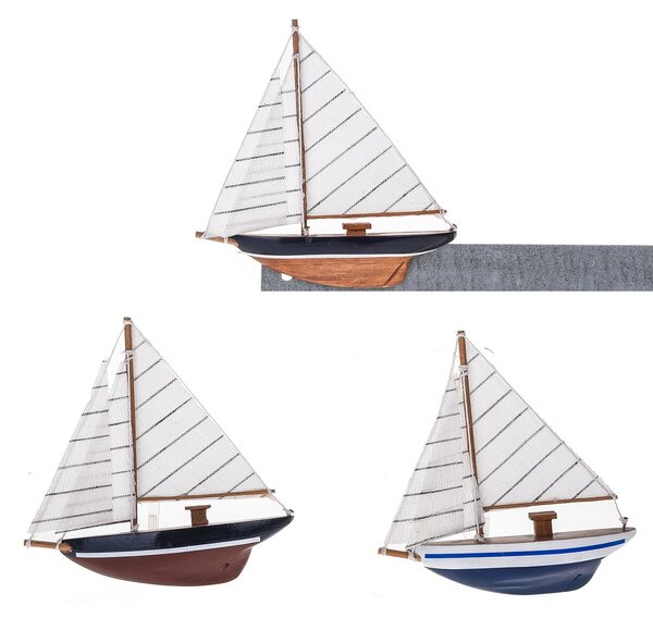 Set 12 Magneti Barca a Vela H 12 cm