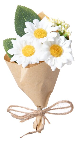 Set 12 Mini Bouquet Artificiali Margherite 11 cm