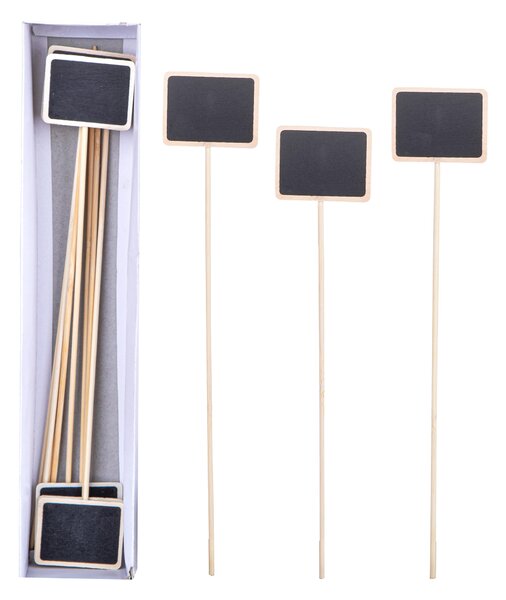 Set 12 Rami in Legno con Lavagne Rettangolare
