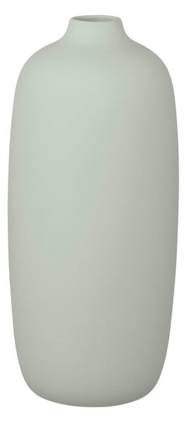 Vaso color salvia in ceramica (altezza totale 18 cm) Ceola – Blomus