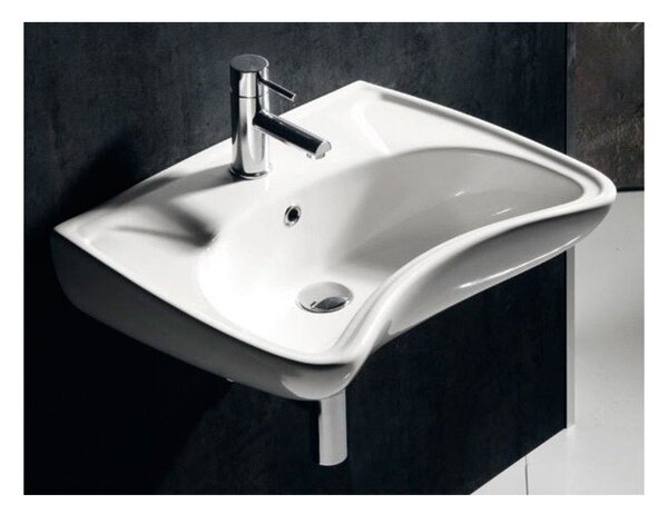 Lavabo bianco in ceramica 59x45,5 cm Handicap – Sapho