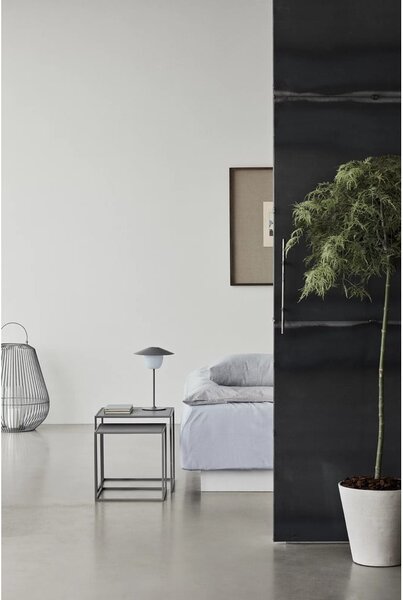 Set di 2 tavolini in metallo grigio chiaro 40x40 cm Fera - Blomus