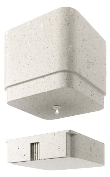 Set di vasi per fiori in plastica per erbe aromatiche/da appendere/parete 4 pz Cubiko – Umbra