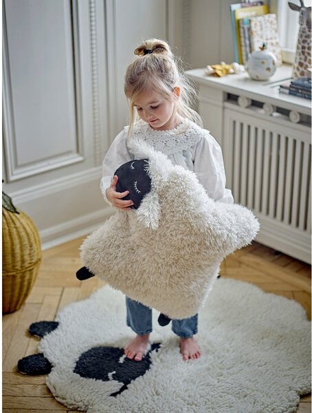 Tappeto per bambini bianco in lana ø 84 cm Dolly - Bloomingville Mini