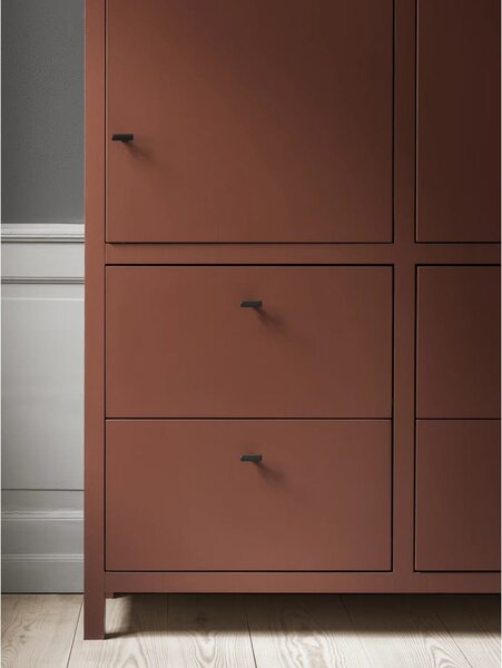 Set di ganci da parete neri in metallo 2 pz Rof – Blomus