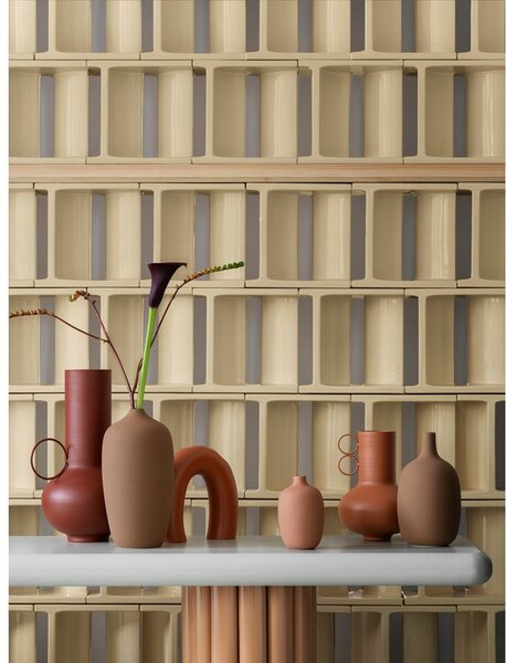 Vaso color terracotta in ceramica (altezza totale 12 cm) Kagetsu – Blomus